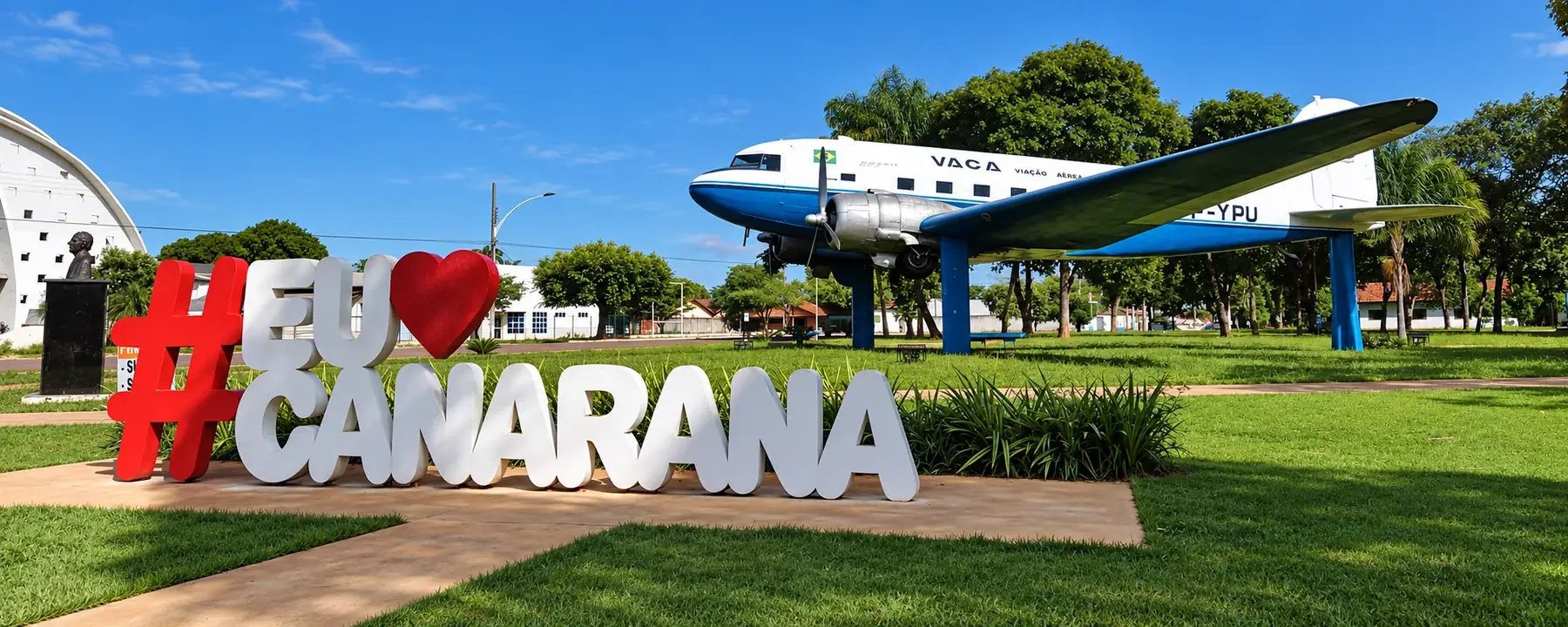 Recriação da Praça do Avião de Canarana